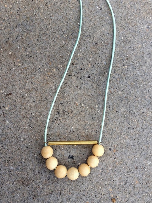 Adorable Beaded Tube Necklace