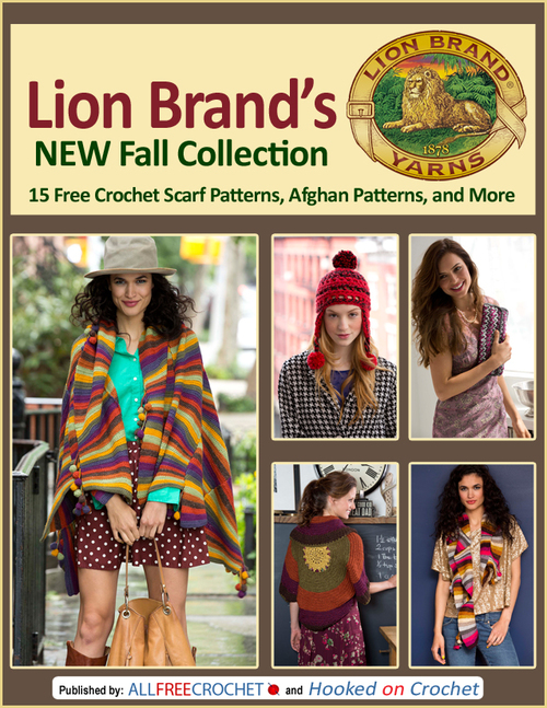 Lion Brands New Fall Collection 15 Free Crochet Scarf Patterns Afghan Patterns and More