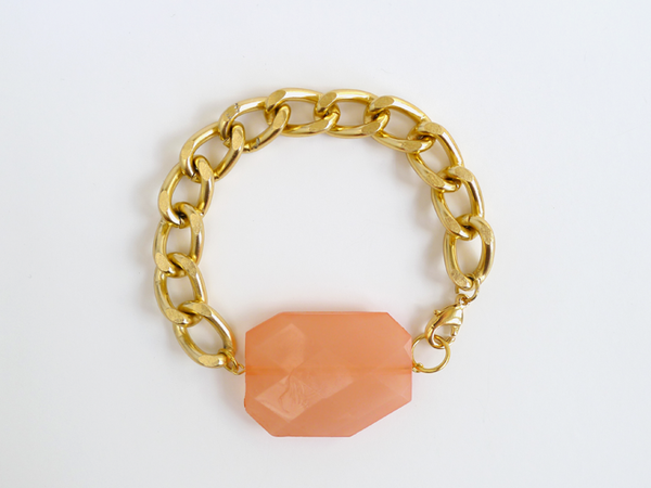 Gold Gemstone Bracelet