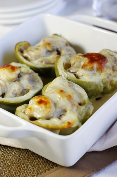 Philly Cheese Steak Stuffed Peppers