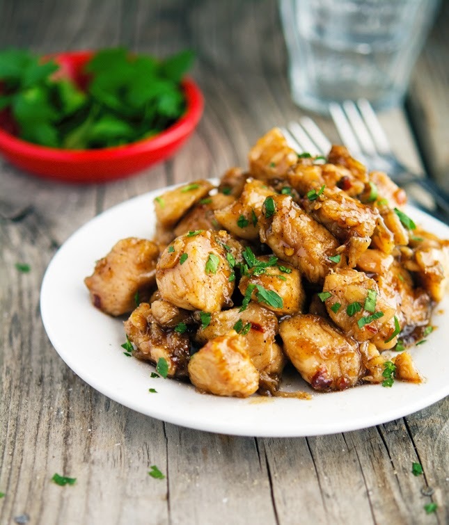 15-Minute Caramelized Black Pepper Chicken | FaveHealthyRecipes.com