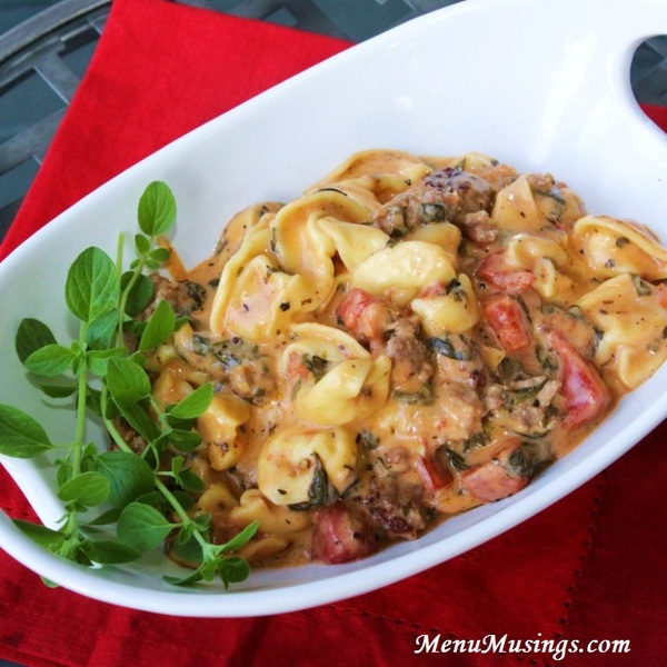 Creamy Italian Sausage and Tortellini