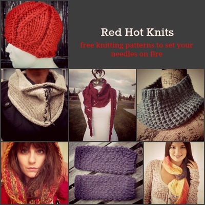 Red Hot Knits: 17 Free Knitting Patterns To Set Your Needles on Fire