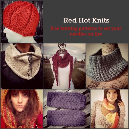 Red Hot Knits: 17 Free Knitting Patterns to Set Your Needles on Fire