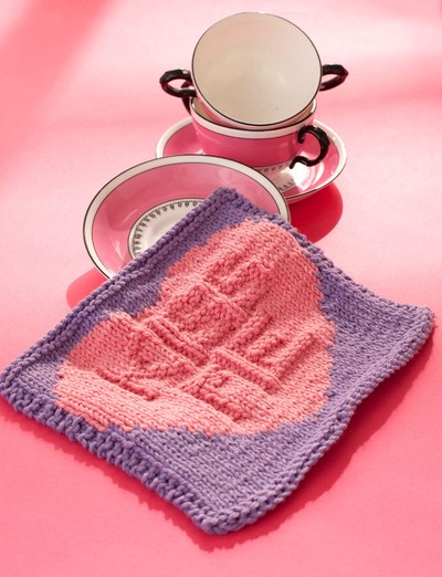 Kiss Me Candy Dishcloth