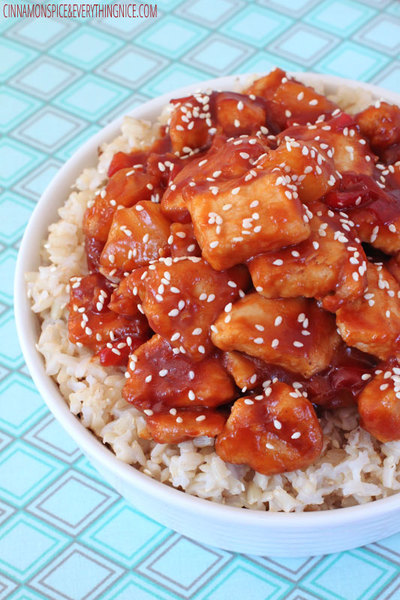 Baked Sweet and Sour Chicken