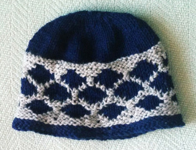 Lattice Knit Hat