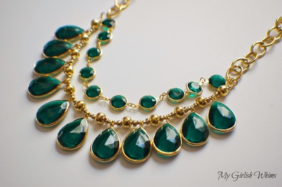 Emerald Arch Necklace