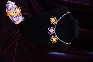 Dainty Mini Flower Loom Jewelry Set