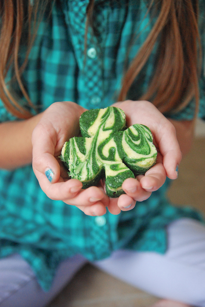 Velvet Cheesecake Shamrocks