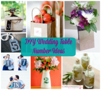 26 DIY Wedding Table Number Ideas