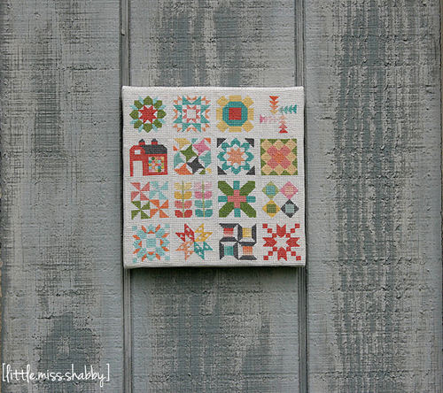 Classic Quilt Block Sampler Cross Stitch