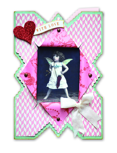 Made With Love Victorian Frame Card