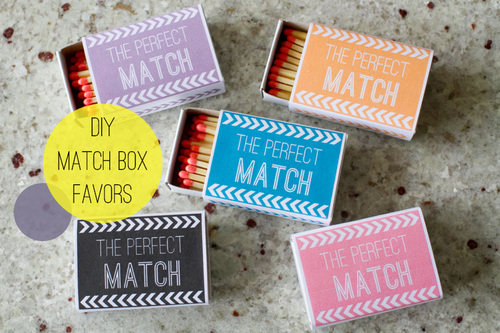 The Perfect Match Party Favors