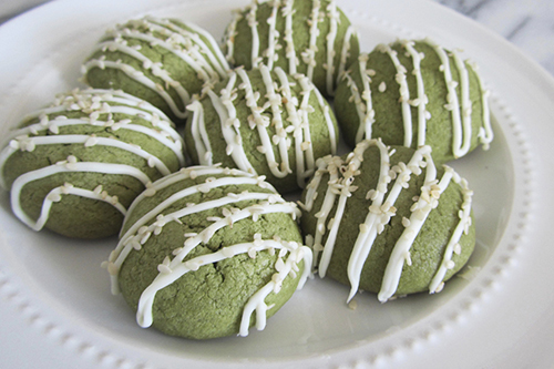 Green Tea Sugar Cookies