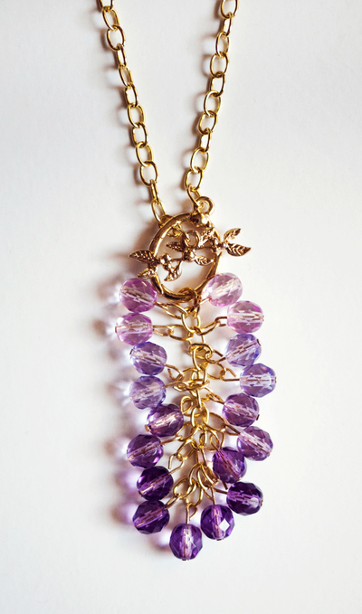 Ombre Cluster Necklace