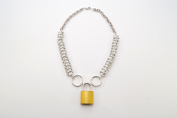 Gorgeous Golden Lock Necklace