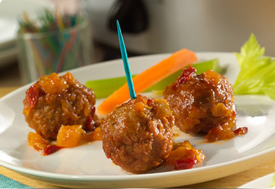 Easy Tropical Party Meatballs