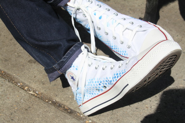Restyled Polka Dot Sneakers