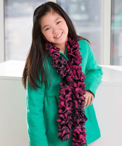 easy peasy ruffled scarf