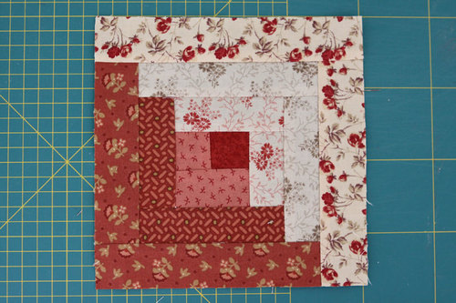 Two Tone Log Cabin Quilt Block Favequilts Com,Nine Patch Quilt Block Names
