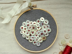 Vintage-Inspired Embroidery Hoop Art