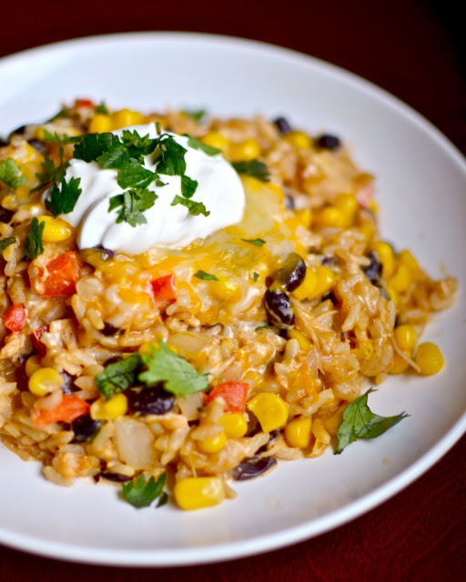 Cheesy Chipotle Chicken and Rice