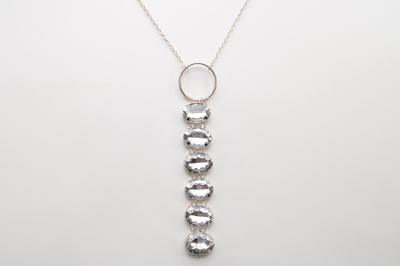 Falling Crystal Necklace