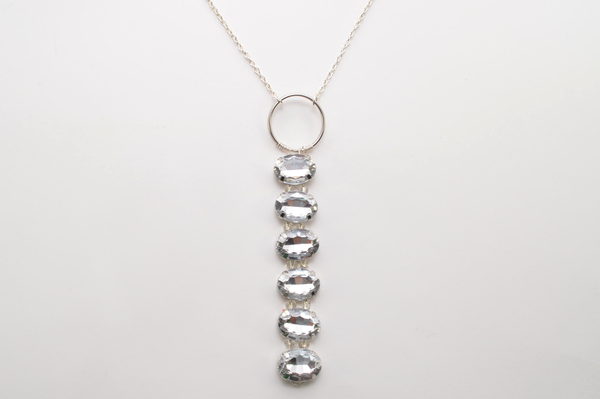 Falling Crystal Necklace