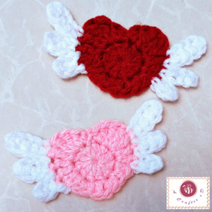 Winged Hearts Crochet Pattern