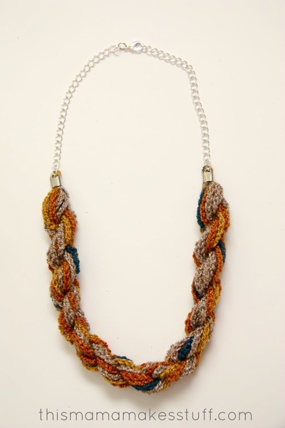 Bohemian Twist Yarn Necklace