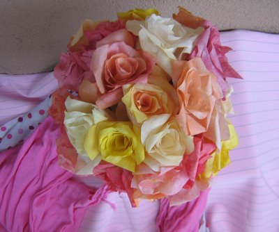 Pretty Coffee Filter Roses