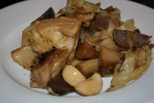 Roasted Cabbage and Potatoes
