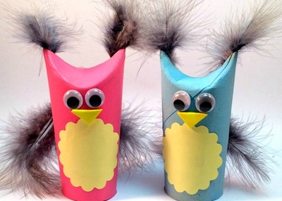 Too Cute Toilet Paper Roll Owls