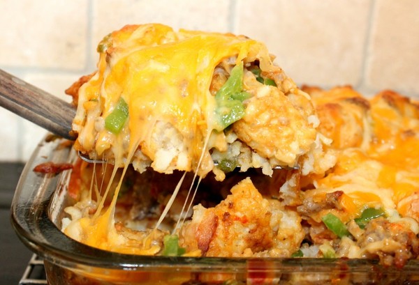 Addicting Crack Tots Casserole