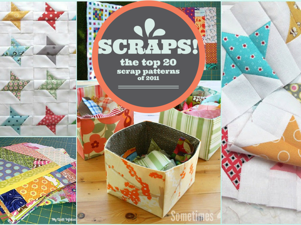 Scrap Pattern Top 20 Free Scrap Quilt Patterns | FaveQuilts.com