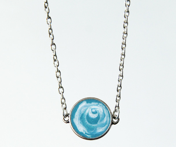 Amazingly Beautiful Faux Agate Pendant