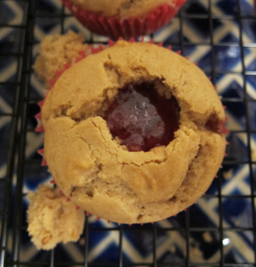 Easy PB and J Cupcakes