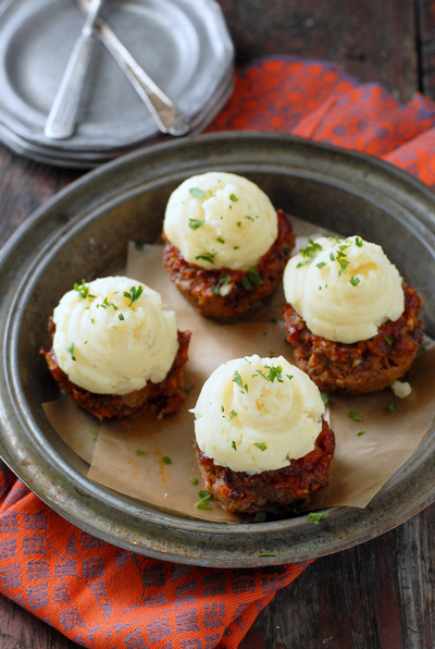 Easy Muffin Tin Meatloaf and Mashed Potatoes
