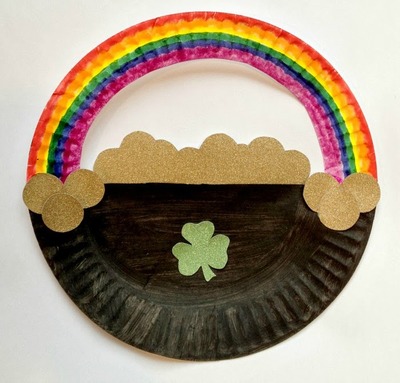 Paper Plate Pot of Gold