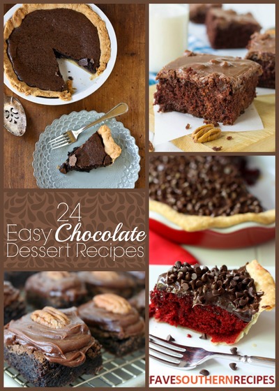 24 Easy Chocolate Dessert Recipes