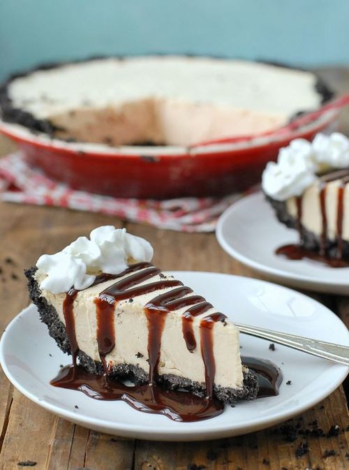 No Bake Peanut Butter Marshmallow Pie