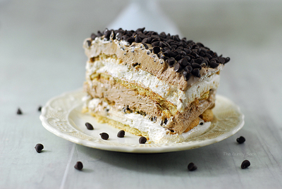 Chocolate Chip Mocha Dessert Lasagna