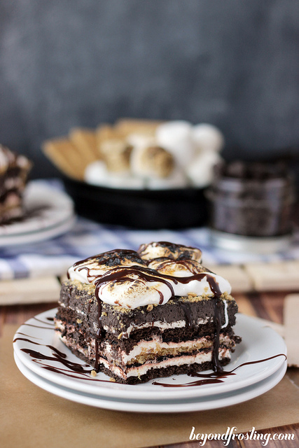 Smores Chocolate Lasagna