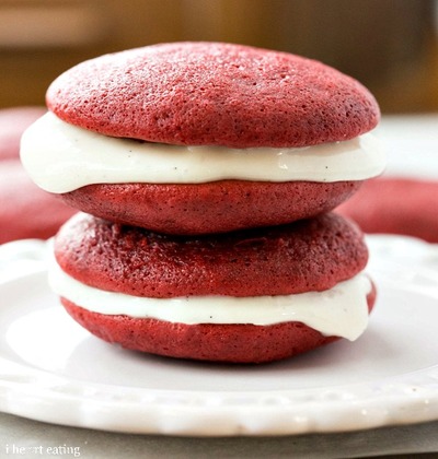 Oh So Delicious Red Velvet Sandwich Cookies