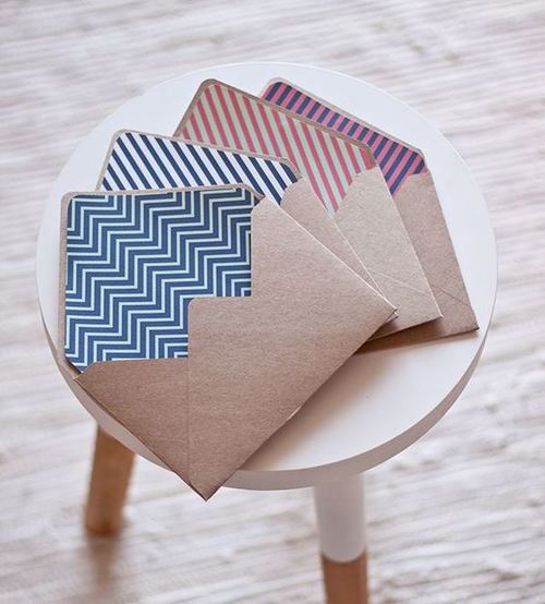 Adorable Patterned Envelopes