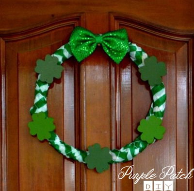 Dollar Store St. Patrick's Day Wreath
