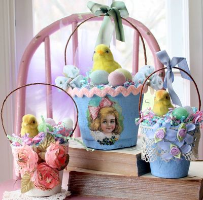 Vintage Basket Easter Craft Project