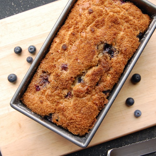 Crumb-Topped Blueberry Zucchini Bread