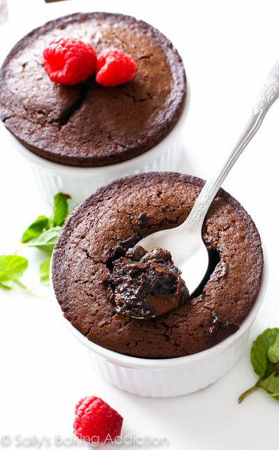 Chocolate Fudge Cakes For Two
